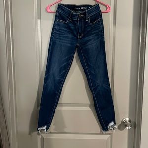 American Eagle, high rise, jegging crop, size 2 regular